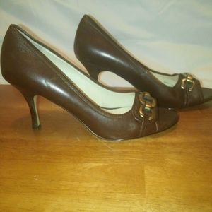 Y2K Jones of New York Peep Toe Pumps Size 8